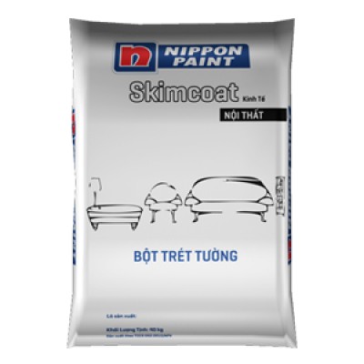 Bột Trét Nội Thất Nippon Skimcoat 40Kg