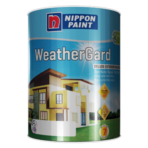 Sơn Ngoại Thất Nippon WeatherGard Bóng 1L