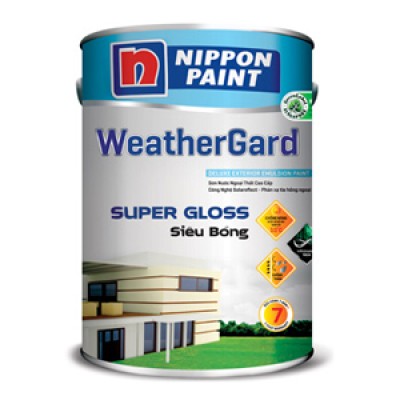 Sơn Ngoại Thất Nippon WeatherGard Siêu Bóng 1L