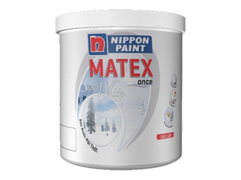 Sơn Nội Thất Nippon Matex Super White 4.8Kg