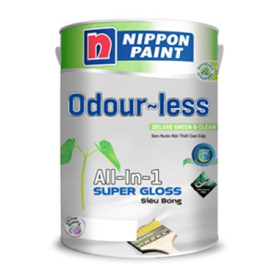 Sơn Nội Thất Nippon Odour-Less Siêu Bóng 1L