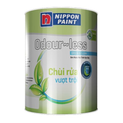 Sơn Nội Thất Nippon Odour-Less Chùi Rửa Vượt Trội 1L