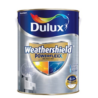Sơn Ngoại Thất Dulux Weathershield Powerflexx (Mờ) 5L