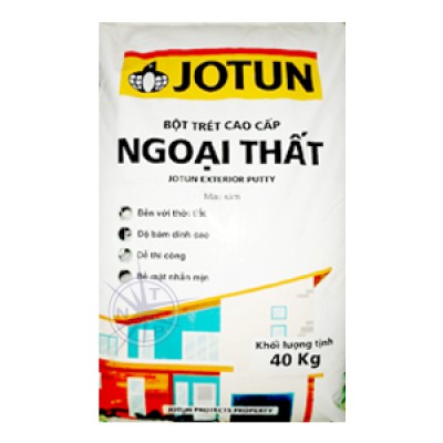 Bột Trét Cao Cấp Ngoại Thất Jotun 40Kg