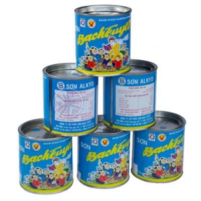 Sơn Dầu Alkyd Bạch Tuyết Bóng 2.8Kg (Nhóm I)