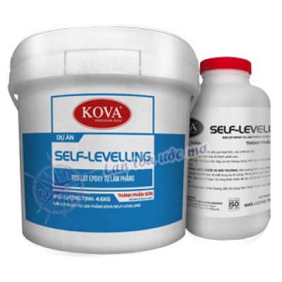 Sơn Lót Epoxy Tự Làm Phẳng Kova Self-Levelling Màu Nhạt 5Kg