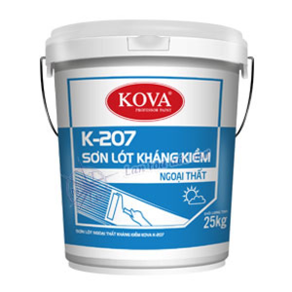Sơn Lót Kháng Kiềm Ngoại Thất Kova K207 5Kg