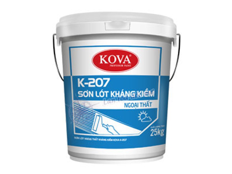 Sơn Lót Kháng Kiềm Ngoại Thất Kova K207 5Kg
