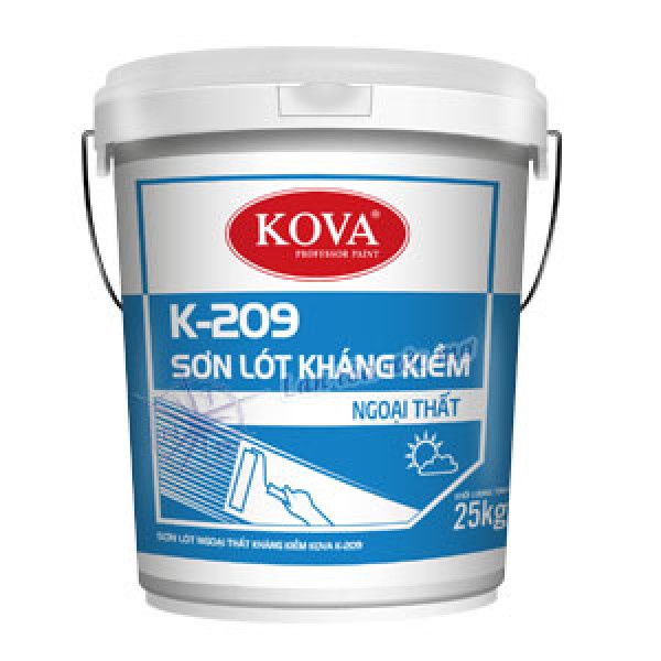 Sơn Lót Kháng Kiềm Ngoại Thất Kova K209 5Kg