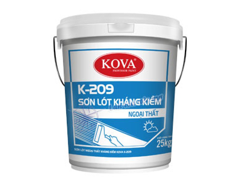Sơn Lót Kháng Kiềm Ngoại Thất Kova K209 5Kg