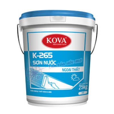 Sơn Ngoại Thất Kova K265 Trắng 5Kg