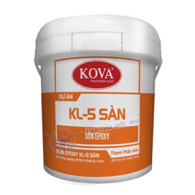 Sơn Men Epoxy Kova KL-5 Sàn 5Kg