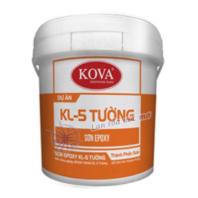 Sơn Men Epoxy Kova KL-5 Tường Kháng Khuẩn 5Kg