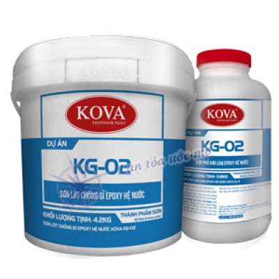 Sơn Lót Chống Rỉ Epoxy Hệ Nước Kova KG-02 5Kg