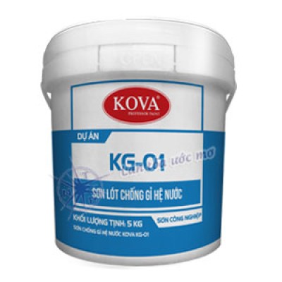 Sơn Lót Chống Rỉ Hệ Nước Kova KG-01 5Kg