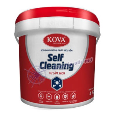 Sơn Ngoại Thất Kova Tự Làm Sạch Self Cleaning (Bóng) D,A 4Kg