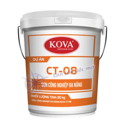 Sơn Tennis Kova CT-08 Nhám 3 Màu Chuẩn 5Kg