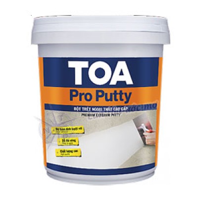 Bột Trét Ngoài Trời Toa Pro Putty 25Kg