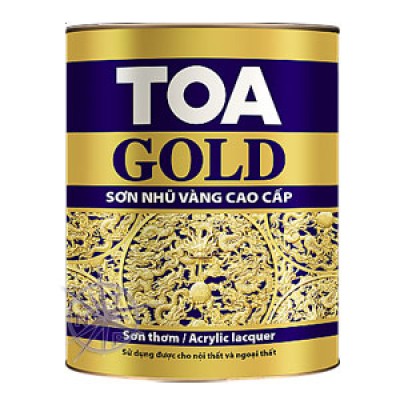 Sơn Thơm Nội & Ngoại Thất Toa Gold Lacquer 0.875L