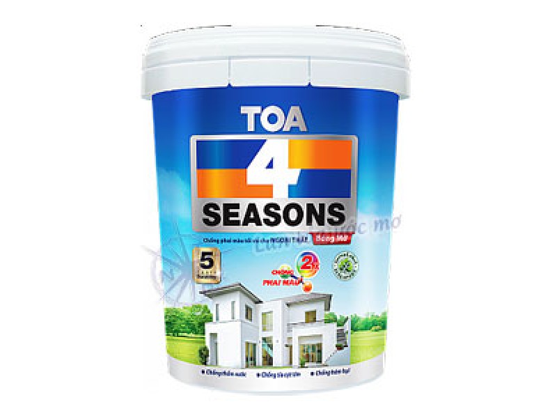 Sơn Ngoại Thất Toa 4 Seasons Ext Bóng Mờ 18L