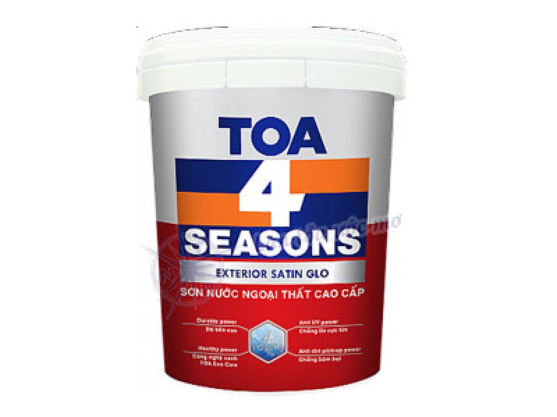 Sơn Ngoại Thất Toa 4 Seasons Satin Glo 1L
