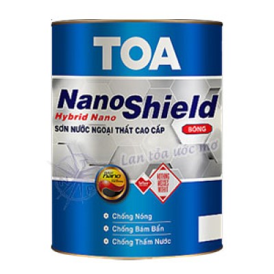 Sơn Ngoại Thất Toa NanoShield Bóng 15L