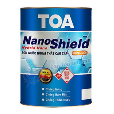 Sơn Ngoại Thất Toa NanoShield Bóng Mờ 0.875L