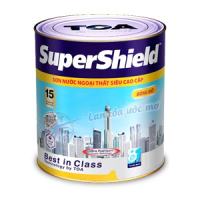 Sơn Ngoại Thất Toa SuperShield Bóng Mờ 15L