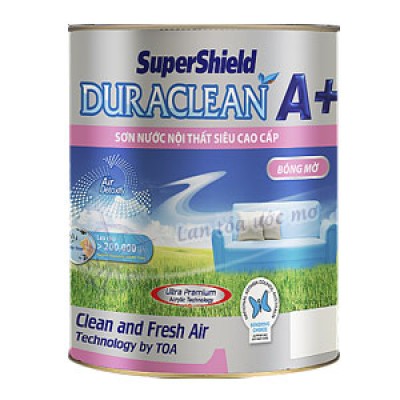 Sơn Nội Thất Toa SuperShield DuraClean A+ Bóng Mờ 3.785L