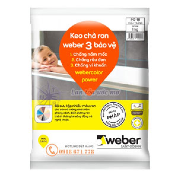 Keo Chà Ron Weber.Color Power PO-111 1Kg