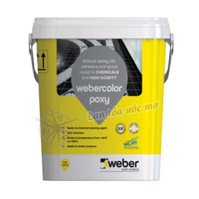 Keo Dán Gạch Weber.Color Poxy 5Kg