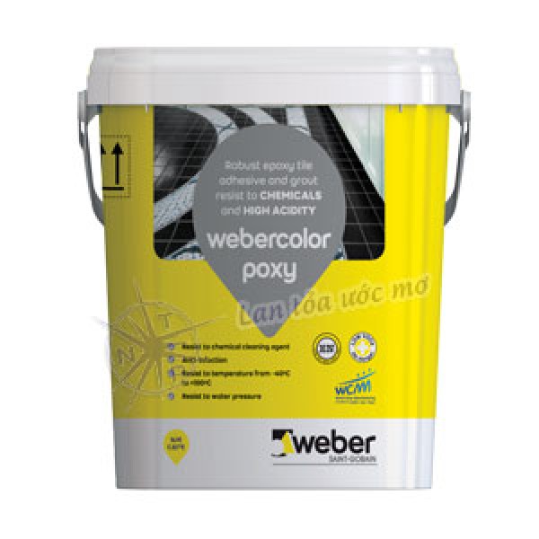 Keo Dán Gạch Weber.Color Poxy 5Kg