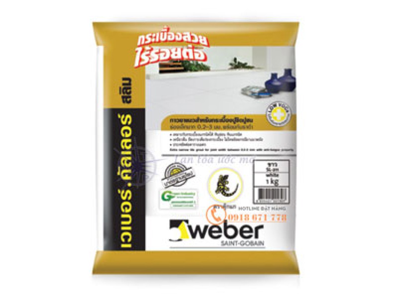 Keo Chà Ron Weber.Color Slim 1Kg