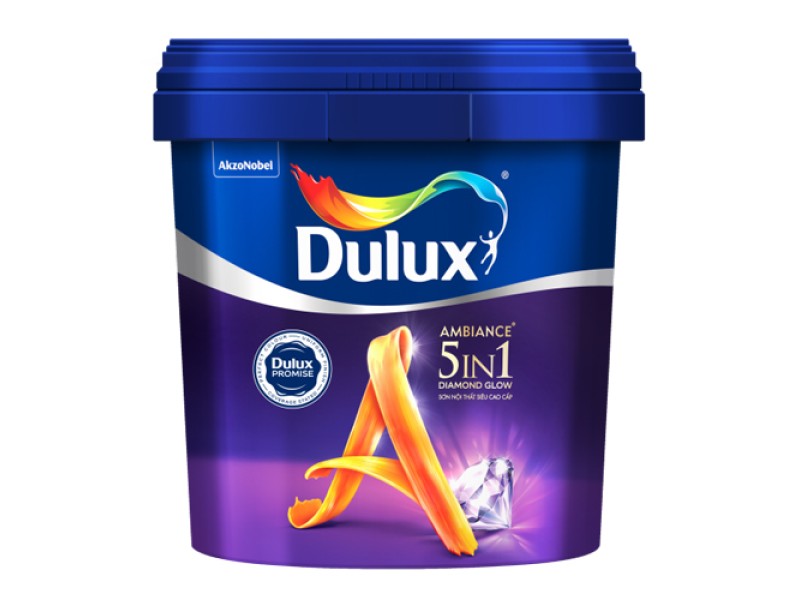 Sơn Nội Thất Dulux Ambiance 5in1 Diamond Glow - Siêu Bóng