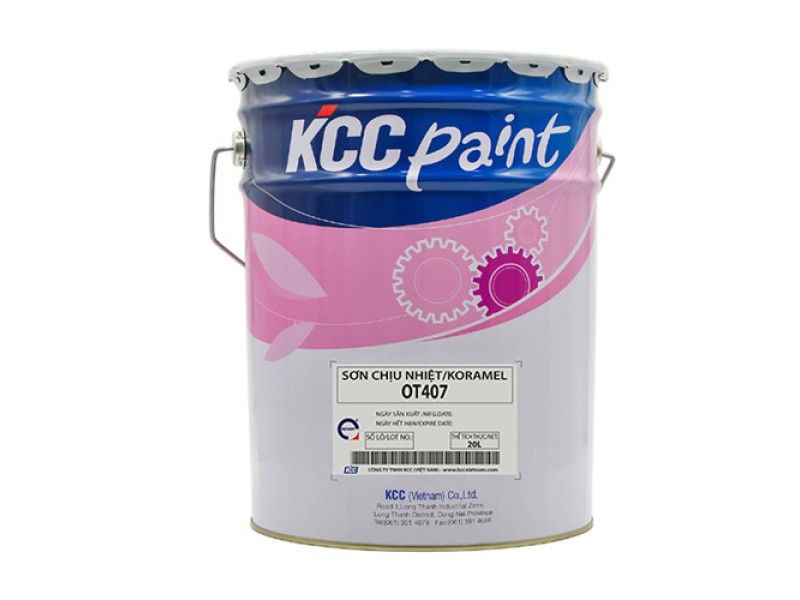 Sơn Chịu Nhiệt KCC 200oC Màu Bạc