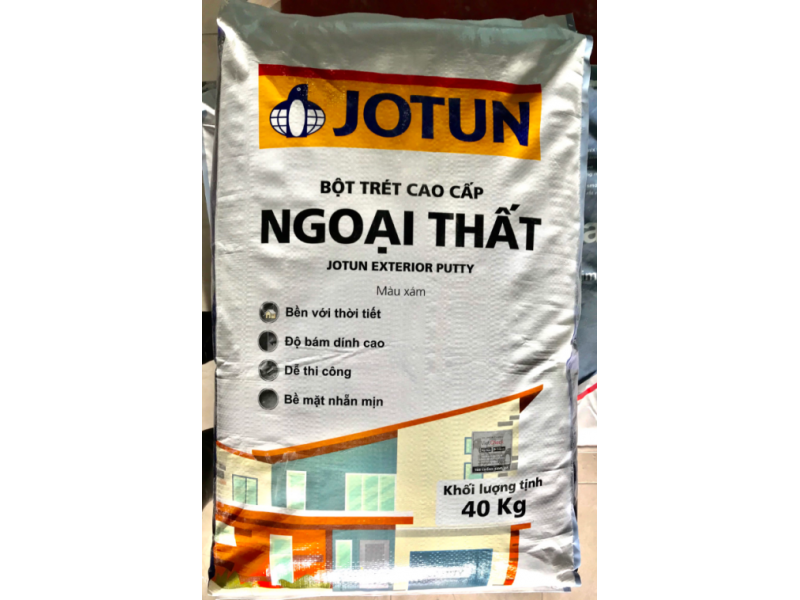 Bột Trét Tường Cao Cấp Ngoại Thất Jotun Màu Xám