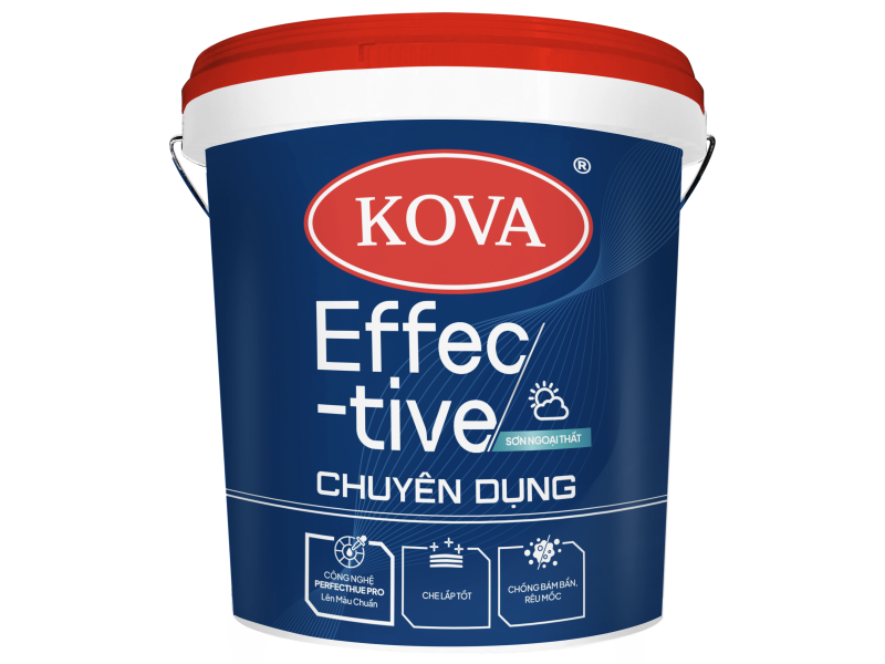 Sơn Ngoại Thất KOVA Effective Chuyên Dụng