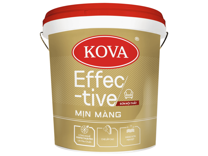 Sơn Nội Thất KOVA Effective Mịn Màng 