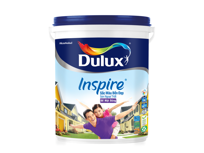 Sơn Ngoại Thất Dulux Inspire Sắc Màu Bền Đep Bề Mặt Bóng