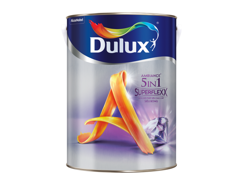 Sơn Nội Thất Dulux Ambiance 5in1 Superflexx - Siêu Bóng