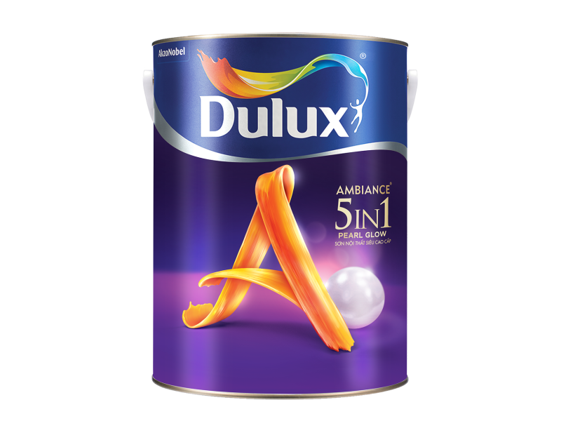 Sơn Nội Thất Dulux Ambiance 5in1 Pearl Glow - Bóng Mờ