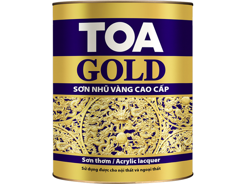 Sơn Thơm Nhũ Vàng Cao Cấp Toa Gold Lacquer