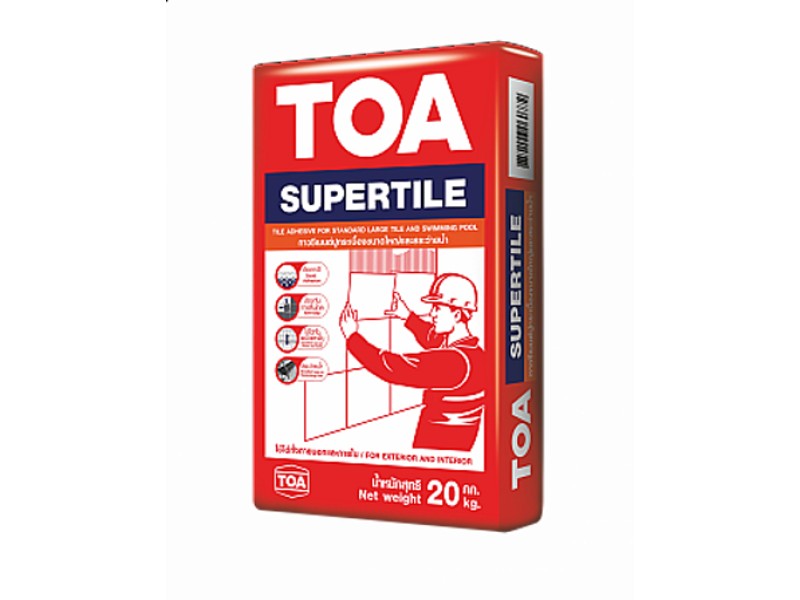 Keo Dán Gạch Toa Supertile - Màu Xám