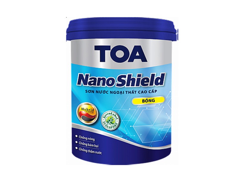 Sơn Ngoại Thất Toa NanoShield - Bóng