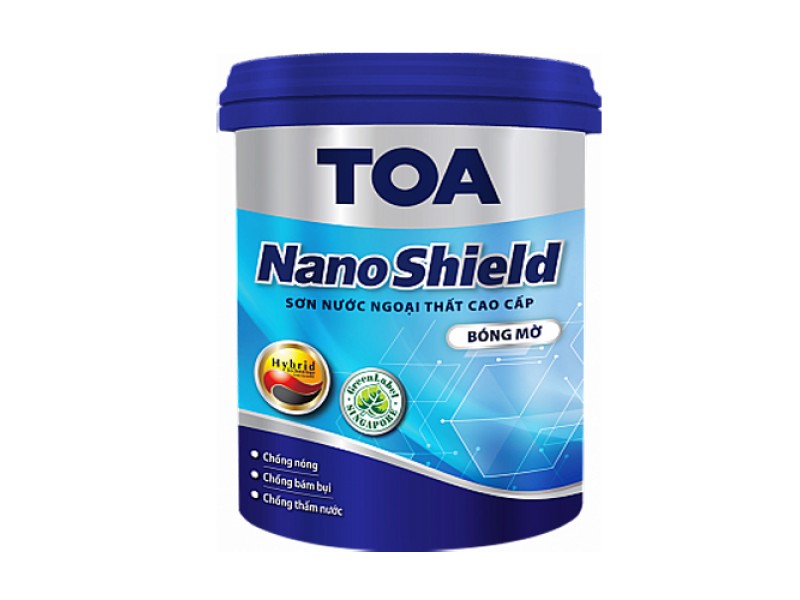 Sơn Ngoại Thất Toa NanoShield - Bóng Mờ