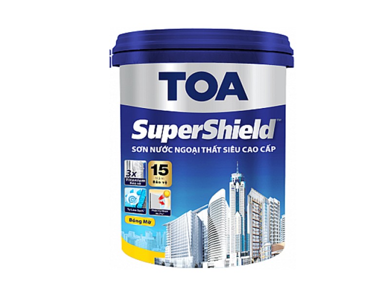 Sơn Ngoại Thất Toa SuperShield - Bóng Mờ